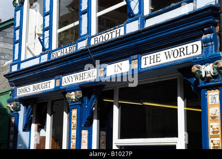 Dh Hay on Wye POWYS WALES Victoria shopfront librai Richard Booth bookshop booktown Foto Stock