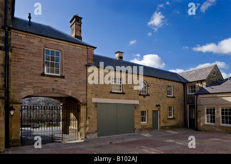 La Collina del Castello case, Bakewell, Derbyshire, Peak District Naitonal Park. Architetto: Lathams Foto Stock