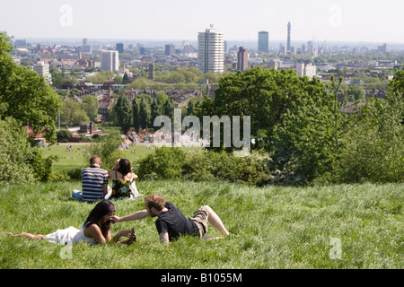 Parliament Hill - Hampstead Heath - Camden - Londra Foto Stock