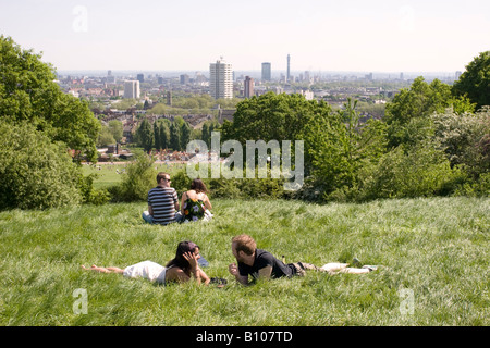 Parliament Hill - Hampstead Heath - Camden - Londra Foto Stock