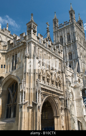 La cattedrale di Gloucester in Cotswolds Foto Stock