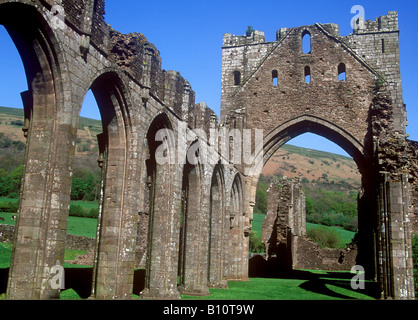 Llanthony Priory - XII secolo Priory vicino ad Abergavenny Foto Stock