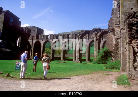 Llanthony Priory - XII secolo Priory vicino ad Abergavenny Foto Stock