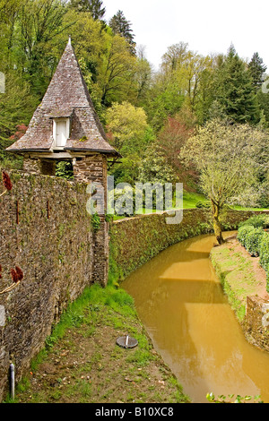 Ségur Le Chateau nella Correze regione della Francia Foto Stock