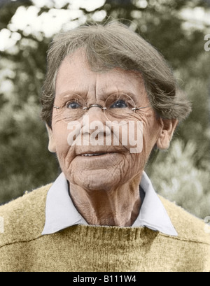 Barbara McClintock, 1902 - 1992, American genetista. Foto Stock