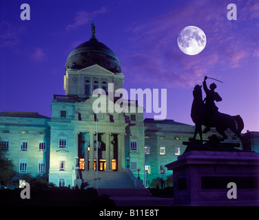 Francesco magro statua State Capitol Building HELENA MONTANA USA Foto Stock