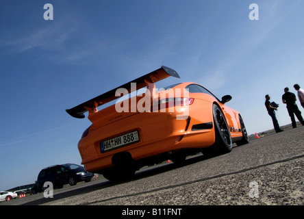 PORSCHE 911 GT3 RS arancione (997) Foto Stock