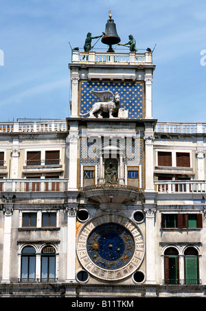 Orologio astronomico a Venezia Foto Stock