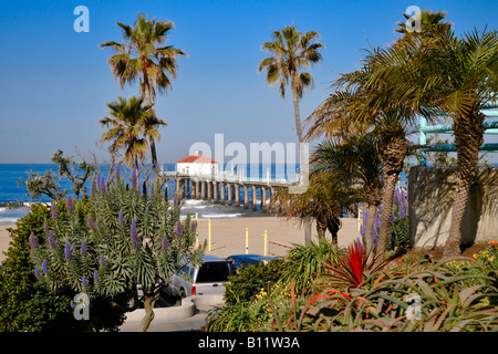 La molla a Manhattan Beach Pier, Manhattan Beach, California Foto Stock