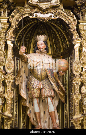 San Fernando, carving da Francisco Quiros e Francisco Meneses Osorio realizzata nel 1699, El Salvador chiesa, Siviglia, Spagna Foto Stock