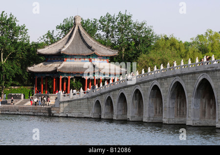 Cina Pechino Estate palazzo sito Patrimonio Mondiale dell'Unesco Foto Stock