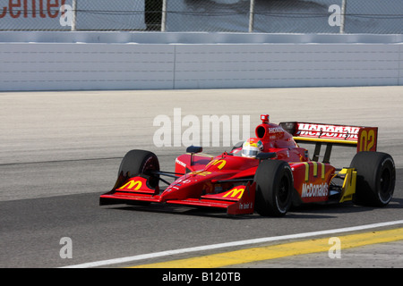 IndyCar Series Milwaukee Mile 2008 Justin Wilson Foto Stock