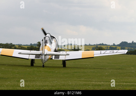 North American T6 Harvard molla di Duxford Air Show 2008 Foto Stock