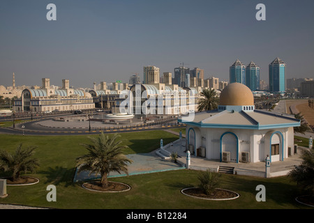 Il mercato centrale (blu Souq) esterno Sharjah Emirati Arabi Uniti Foto Stock