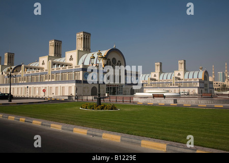 Il mercato centrale (blu Souq) esterno Sharjah Emirati Arabi Uniti Foto Stock