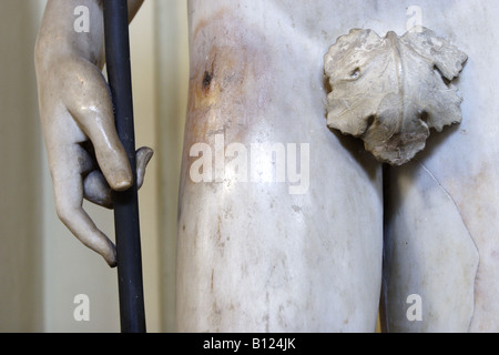 Parte di una scultura del museo del Vaticano Foto Stock