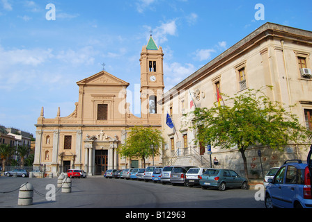 Piazzo Duomo, Termini Imerese, provincia di Palermo, Sicilia, Italia Foto Stock