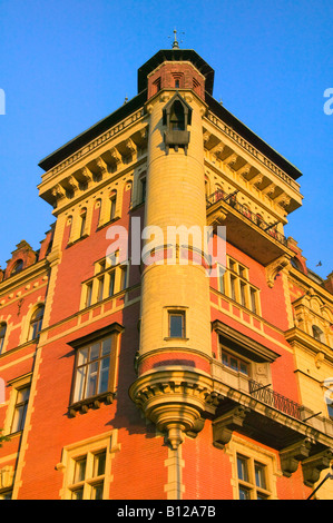 Edificio storico nella città vecchia di Praga Repubblica Ceca Foto Stock