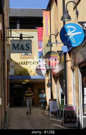 Marketgate shopping centre in Lancaster Foto Stock