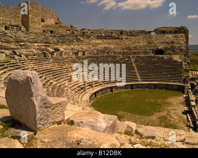 Teatro all'antica città di Miletos, Turchia Foto Stock