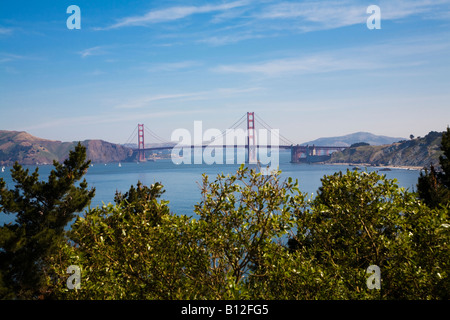 Golden Gate Bridge di San Francisco California USA Foto Stock