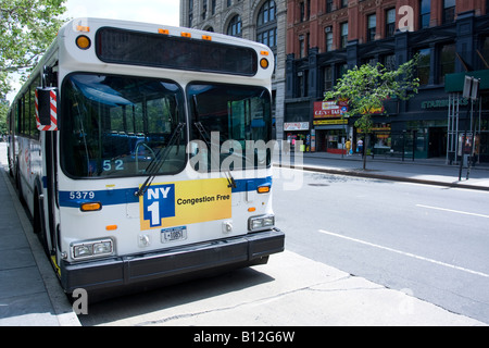 New York City bus MTA. Foto Stock