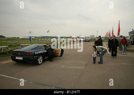 La Ferrari a una Ferrari Experience Day a Silverstone Foto Stock