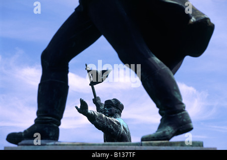 Era comunista statue nel Parco Szobor. Budapest, Ungheria. Foto Stock