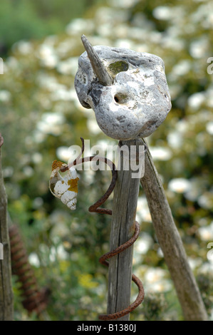 Derek Jarman's garden in giugno, Dungeness, Kent, Inghilterra Foto Stock