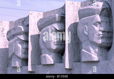 Era comunista statua nel Parco Szobor. Budapest, Ungheria. Foto Stock