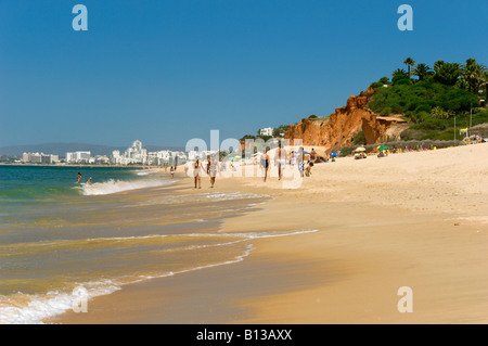 Il Portogallo Algarve, Praia do Garrao o Ancao beach, Vale do Lobo Foto Stock