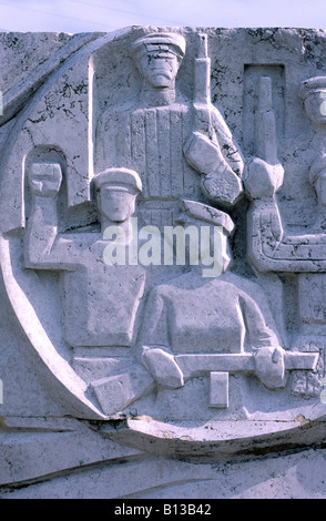 Era comunista statua nel Parco Szobor. Budapest, Ungheria. Foto Stock