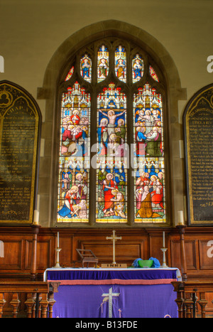 St James chiesa in Tong Marzo 2008 Foto Stock