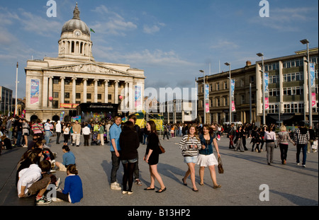 Piazza vittoriana Nottingham Regno Unito Europa Foto Stock