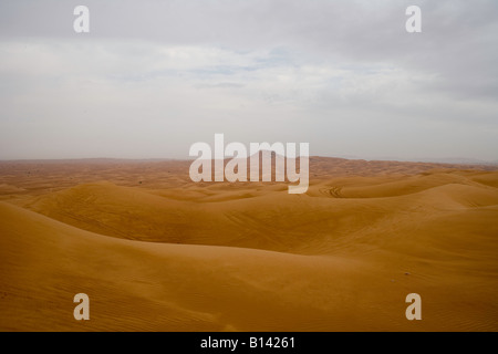 Deserto di Dubai Foto Stock