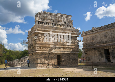 La Iglesia, Chichen Itza, Penisola dello Yucatan, Messico Foto Stock