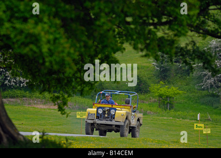 Land Rover Serie 1 basato su off-road racer al ALRC National 2008. Foto Stock