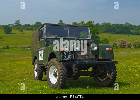 Land Rover Serie 1 basato su off-road racer al ALRC National 2008. Foto Stock