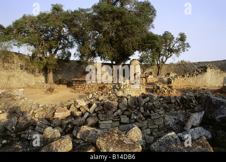 Geografia / viaggi, Zimbabwe, Grande Zimbabwe National Monument, ruderi, Additional-Rights-Clearance-Info-Not-Available Foto Stock