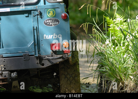 Land Rover Defender 90 TD si fanno concorrenza a livello nazionale ALRC 2008 RTV di prova. Foto Stock