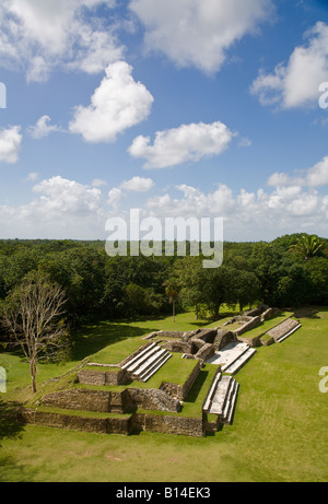 Le protezioni dei quarti, Altun Ha, Rockstone Pond Village, Belize Foto Stock