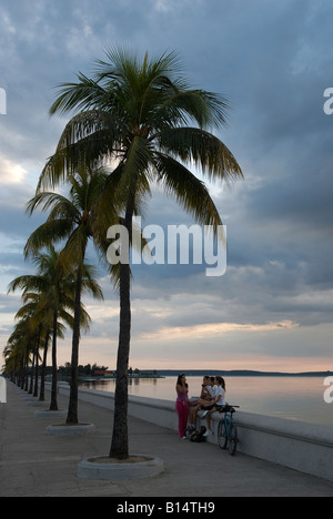 Lungomare di Cienfuegos, Punta Gorda Foto Stock