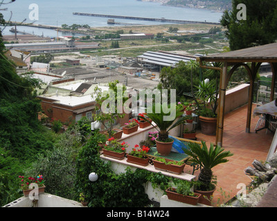 Vista di Bagnoli da Posillipo - Napoli Campania Italia Meridionale Foto Stock