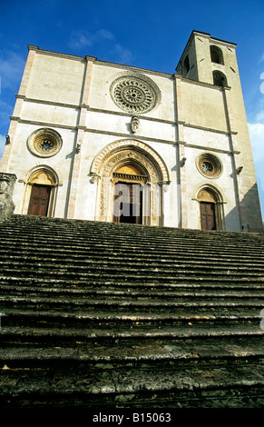 Italy Umbria todi duomo Foto Stock