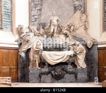 Straßburg, Strasburgo, Eglise St-Thomas, monumento de Marechal de Saxe, Jean Bapt, Totale Grabmal Foto Stock