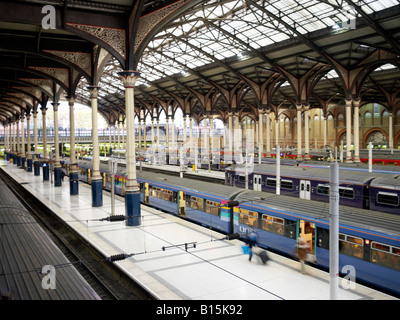 Antenna della stazione ferroviaria di Liverpool Street Foto Stock