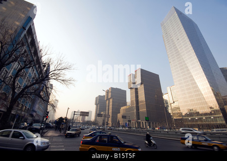 Wanda Plaza department store di edifici nel CBD district business area Guomao Pechino CINA Foto Stock