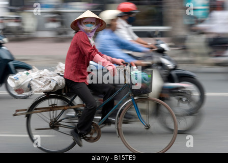 Vietnam Ho chi minh city scene di strada Foto Stock
