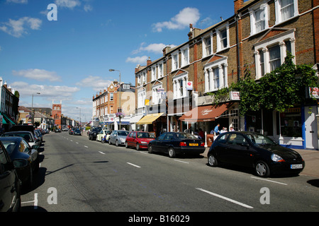 Northcote Road in Battersea, Londra Foto Stock