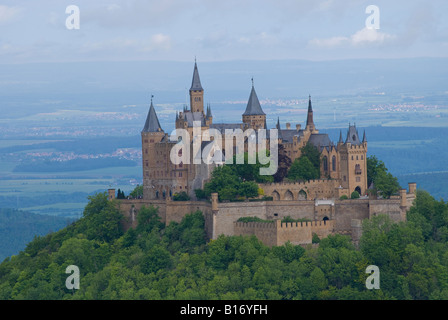 Burg Hohenzollern Germania Foto Stock